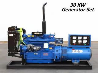 Tension stable 30 générateur diesel de moteur diesel de cylindre du générateur 590KG 6 de kilowatt